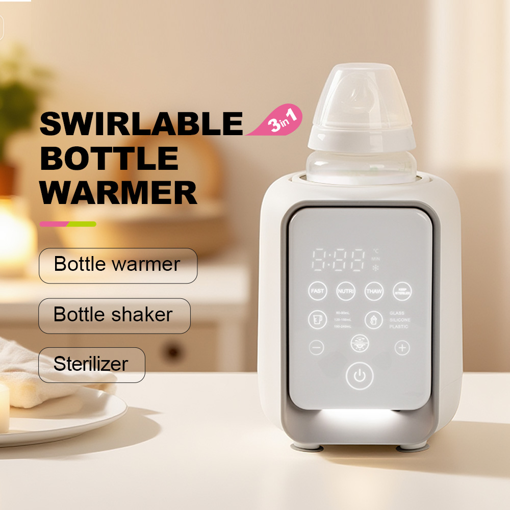 Swirlable Feeding Heating Milk Baby Bottle Warmer With Sterilizer