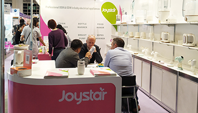 In 2019, JOYSTAR took part in 2019 Germany KJ Fair with its baby appliance and breast feeding products.